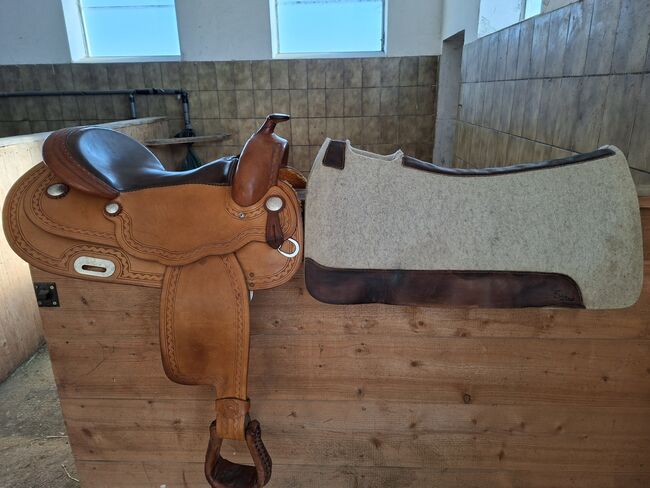 Continental Equiflex mit 5 Star Pad 1Inch, Continental  Equiflex Alabama Pleasur, Judith Eder, Westernsattel, Kottingauerbach