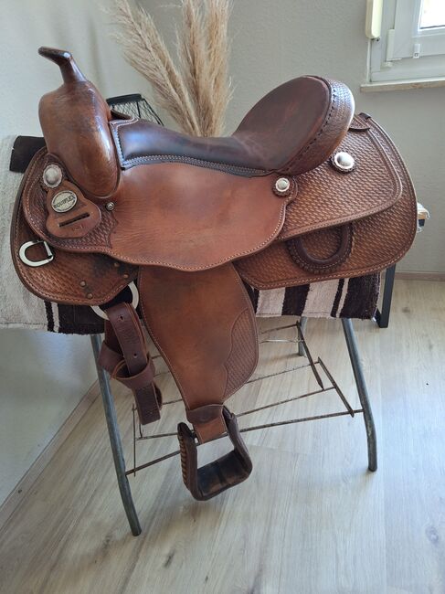 Continental Equiflex Sattel 141, Steffen Breug Reiner, Continental Equiflex 141, DR, Western Saddle, Villingendorf