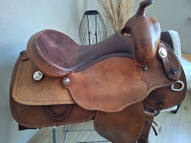 Continental Equiflex Sattel 141, Steffen Breug Reiner, Continental Equiflex 141, DR, Western Saddle, Villingendorf, Image 4