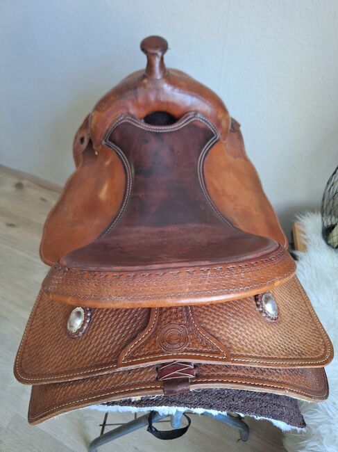 Continental Equiflex Sattel 141, Steffen Breug Reiner, Continental Equiflex 141, DR, Western Saddle, Villingendorf, Image 3