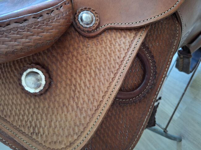 Continental Equiflex Sattel 141, Steffen Breug Reiner, Continental Equiflex 141, DR, Western Saddle, Villingendorf, Image 13