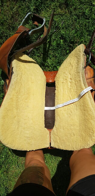 Continental Equiflex Westernsattel 15,5 Zoll 57er Baum breit kurz Haflinger, Continental Equiflex, Eva, Western Saddle, Haibach, Image 5