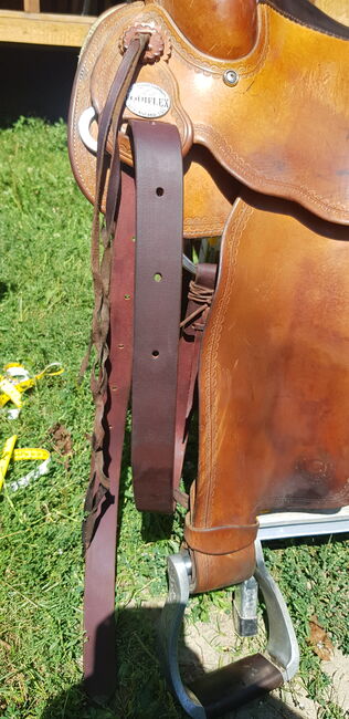 Continental Equiflex Westernsattel 15,5 Zoll 57er Baum breit kurz Haflinger, Continental Equiflex, Eva, Western Saddle, Haibach, Image 10