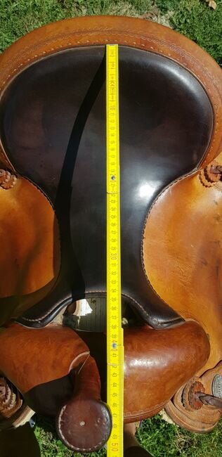Continental Equiflex Westernsattel 15,5 Zoll 57er Baum breit kurz Haflinger, Continental Equiflex, Eva, Western Saddle, Haibach, Image 15