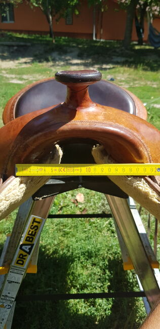 Continental Equiflex Westernsattel 15,5 Zoll 57er Baum breit kurz Haflinger, Continental Equiflex, Eva, Western Saddle, Haibach, Image 14