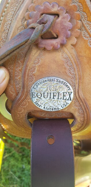 Continental Equiflex Westernsattel 15,5 Zoll 57er Baum breit kurz Haflinger, Continental Equiflex, Eva, Western Saddle, Haibach, Image 11
