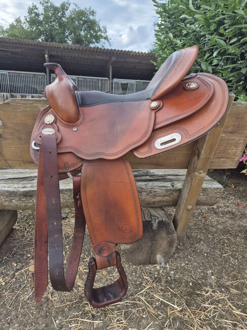 Continental Equiflex Westernsattel, Continental  Equiflex, Celina Fischer , Western Saddle, Niederzier , Image 2