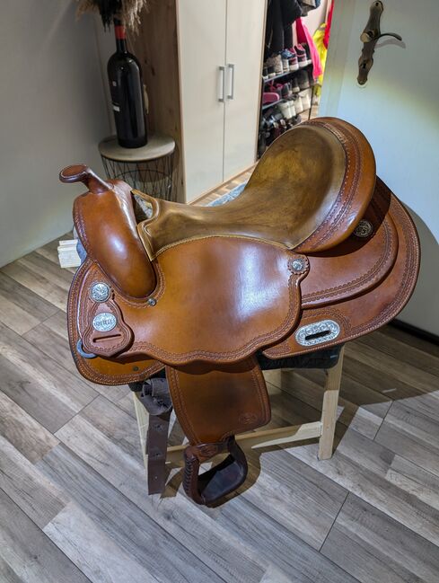 Continental Equiflex Westernsattel, Continental, Sabrina Michels , Western Saddle, Schmelz, Image 2