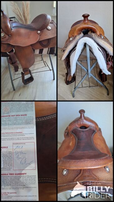Continental Equiflex Sattel 141, Steffen Breug Reiner, Continental Equiflex 141, DR, Western Saddle, Villingendorf, Image 16