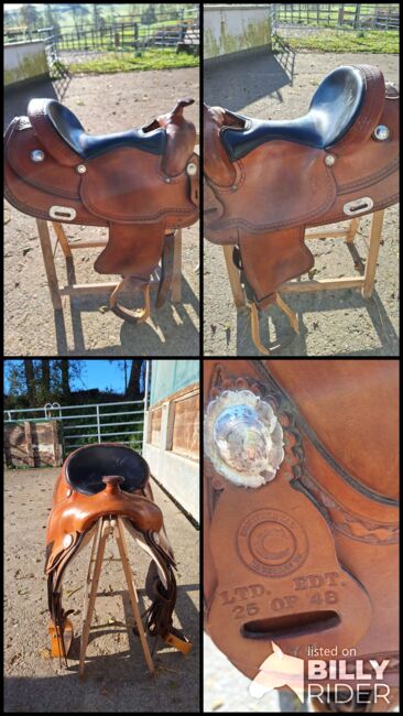 Continental kein Equiflex, Continental mittlerer Schwung 16er Sitz, Familie F, Western Saddle, Pähl, Image 5