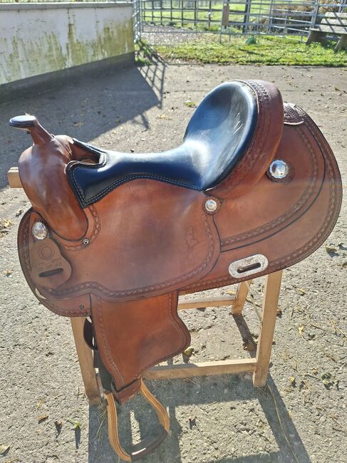 Continental kein Equiflex, Continental mittlerer Schwung 16er Sitz, Familie F, Western Saddle, Pähl, Image 2