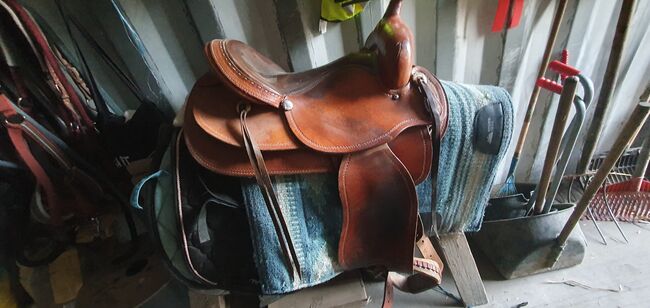 Sattel Continental Nr. 176, guter Zustand, Continental  176, Natalie Heidt, Western Saddle, Kehl