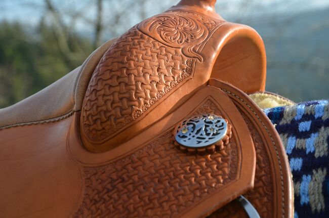 Continetal Equiflex 60er Baum Luxus, Hi Tack Saddles Continental Equiflex 60er Baum , Nicole Schmied, Western Saddle, Kirchham , Image 6