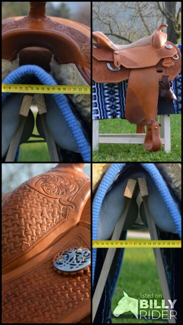 Continetal Equiflex 60er Baum Luxus, Hi Tack Saddles Continental Equiflex 60er Baum , Nicole Schmied, Western Saddle, Kirchham , Image 11