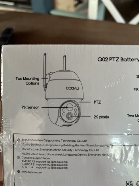 COOAU Q02 Sicherheitskamera mit Batterie, COOAU Q02, Katharina Seitz, Sattelkammer & Boxenausstattung, Amerang, Abbildung 2