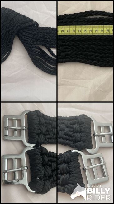 Schnurensattelgurt, Kurzgurt, schwarz, Gr. 65, Johanna , Girths & Cinches, Reutlingen , Image 5