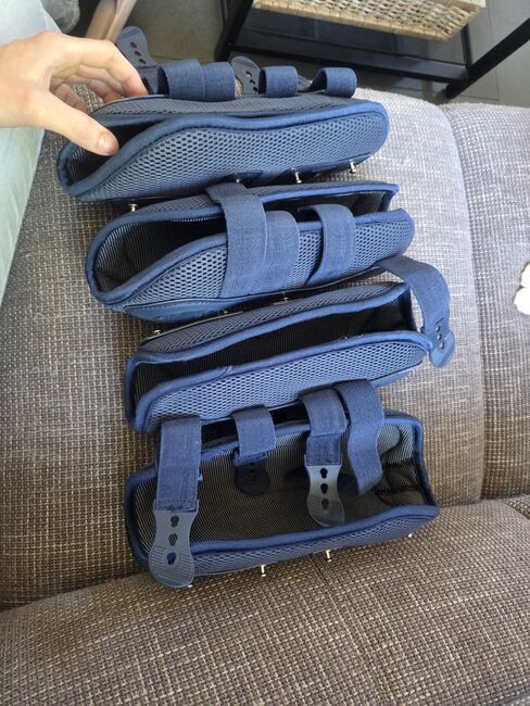 covalliero gamaschen dressur gamaschen mesh term wb L XL blau, Covalliero , K. Werner, Tendon Boots, Westerwalsede