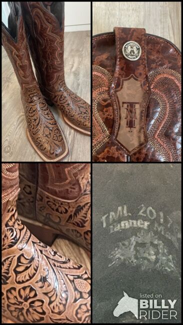 Cowboystiefel Westernboots  Mark Tanner Neu Gr 9 Leder, Mark Tanner Boots, Anja, Riding Boots, Parsdorf, Image 9