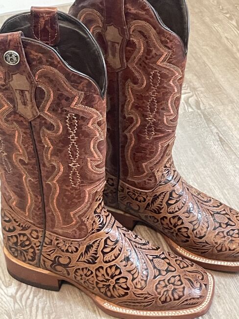 Cowboystiefel Westernboots  Mark Tanner Neu Gr 9 Leder, Mark Tanner Boots, Anja, Reitstiefel, Parsdorf, Abbildung 6