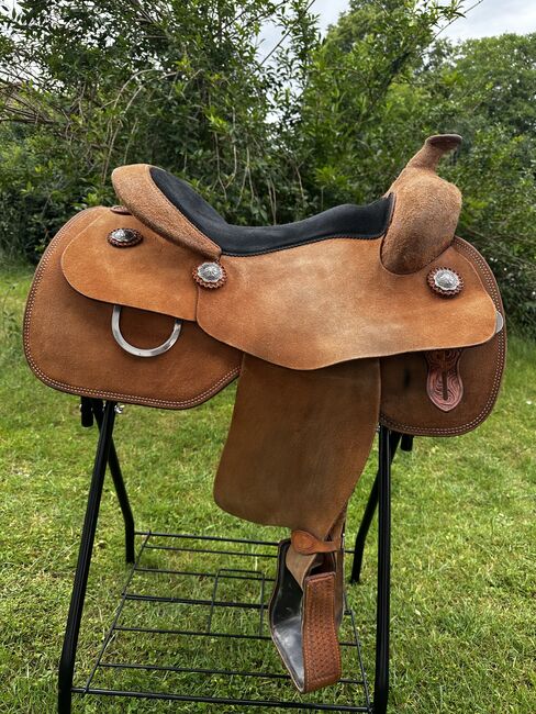 CR Definition Roughout 16” – QH Baum Weite II – sehr gepflegt, CR  CR Definition Roughout 16” – QH Baum Weite II, Andrea, Siodło westernowe , Griesstätt 