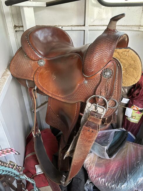 Crates Reining Saddle for Sale, Crates, Marissa Schechla, Siodło westernowe , Dixon