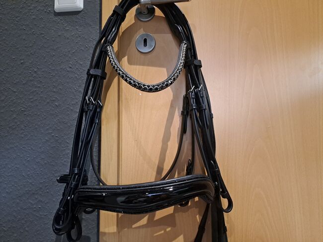 Kandare mit Lack und Glitzer und Zügel NEU, Jara, Bridles & Headstalls, Eggermühlen, Image 4