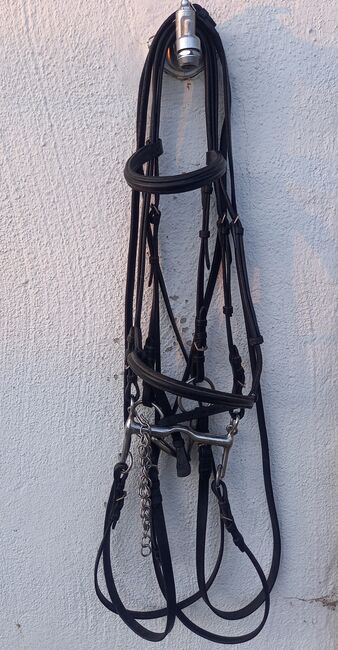 Kandare Unterlegtrense Zügel Zaumzeug 14,5 cm, Franzi, Bridles & Headstalls, Ebsdorfergrund