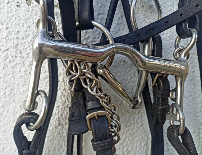 Kandare Unterlegtrense Zügel Zaumzeug 14,5 cm, Franzi, Bridles & Headstalls, Ebsdorfergrund, Image 3