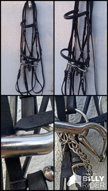Kandare Unterlegtrense Zügel Zaumzeug 14,5 cm, Franzi, Bridles & Headstalls, Ebsdorfergrund, Image 6