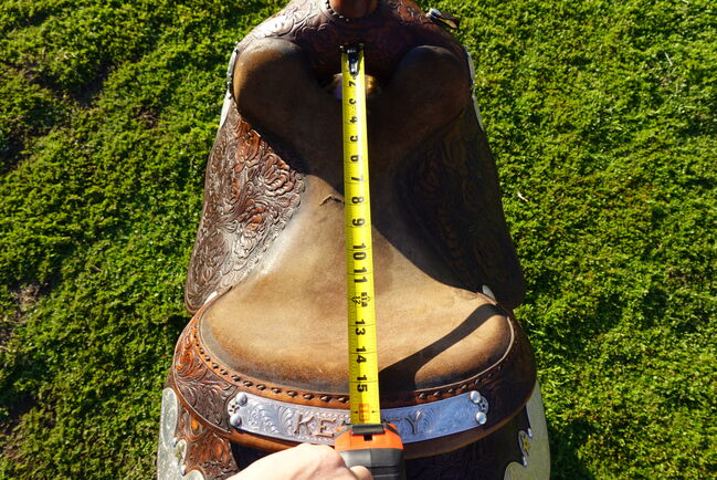 Custom Broken Horn Saddle, Broken Horn, Kristin, Siodło westernowe , Covina, Image 6