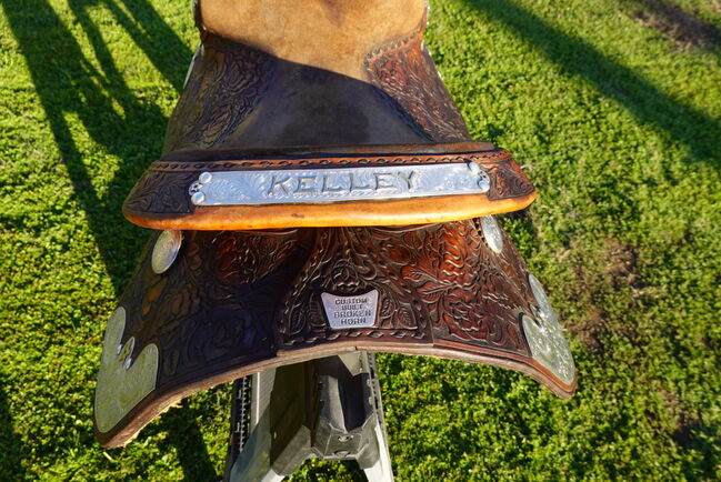 Custom Broken Horn Saddle, Broken Horn, Kristin, Siodło westernowe , Covina, Image 5