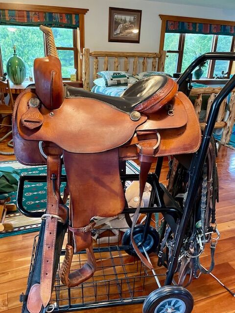 Custom Circle M Cutting Saddle - Excellent Condition, Valley Head Saddlery Circle M, Tara, Western Saddle, Chazy