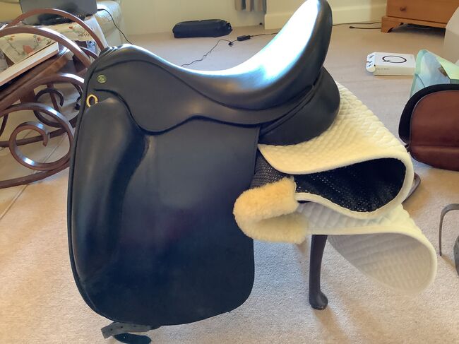 Custom Hulsebos Monoflap Dressage Saddle, Hulsebos , Carolyn Thow, Dressage Saddle, Alvarado, Image 3