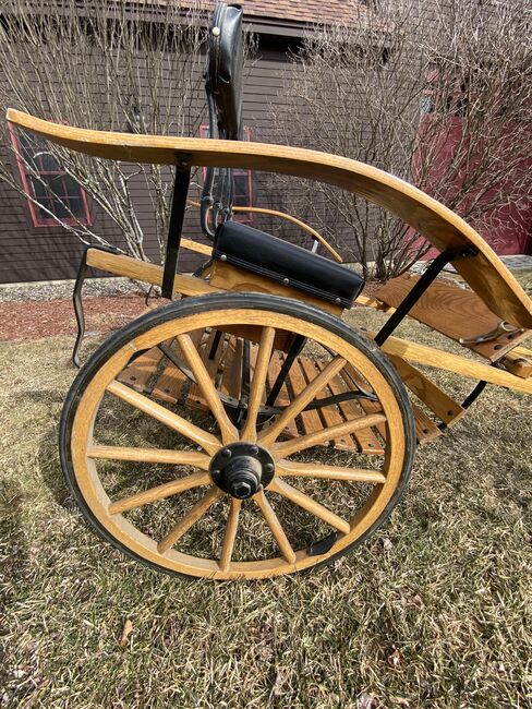 Custom made Wooden Pony Cart, Rubber Wheels, Kerry Hammond , Carriages, Greenfield, MA, Image 2