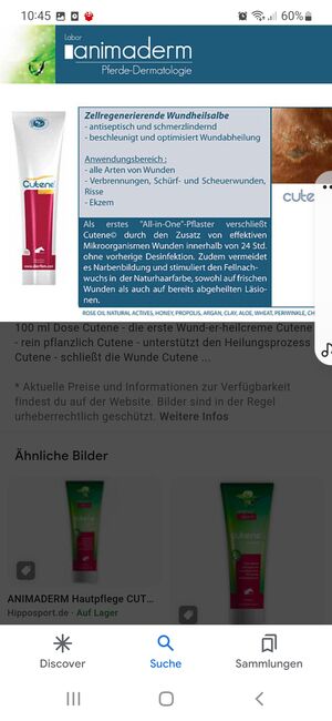 Cutene Salbe, Derfen, Doreen , Pflegeprodukte, Bernburg , Abbildung 2