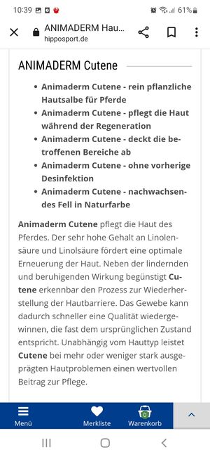 Cutene Salbe, Derfen, Doreen , Pflegeprodukte, Bernburg , Abbildung 3