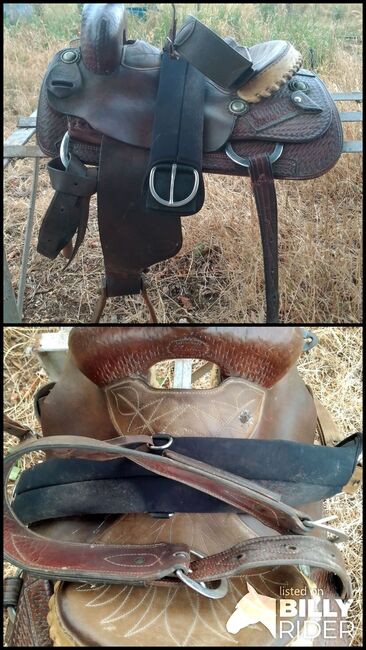 Cutting saddle, Calvin Allen Cutting , Kelly slater, Western Saddle, Cressy , Image 3