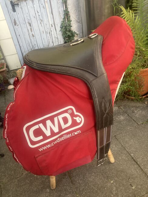 CWD Springsattel - CWD SE02 170 TR 3D - 17 Zoll, CWD CWD SE02 170 TR 3D, Janina Röhrig, Jumping Saddle, Braunfels, Image 13