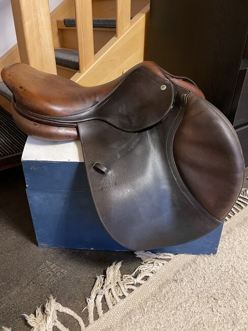 CWD Springsattel 17,5 braun, CWD SE02, Franziska, Jumping Saddle, Dahn, Image 2