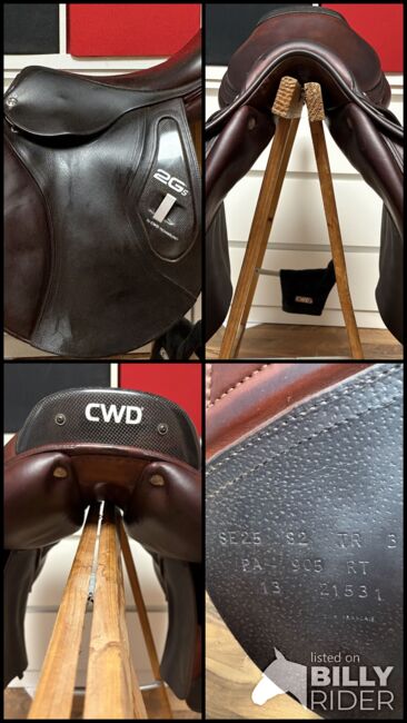CWD Springsattel 2GS 17,5, CWD Dynamic 2GS, Daniela Konrads, Jumping Saddle, Neuss, Image 6