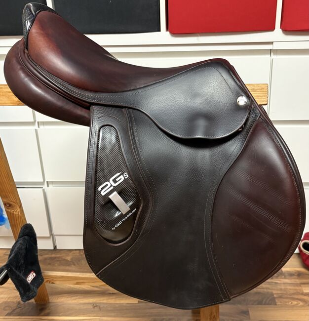 CWD Springsattel 2GS 17,5, CWD Dynamic 2GS, Daniela Konrads, Jumping Saddle, Neuss