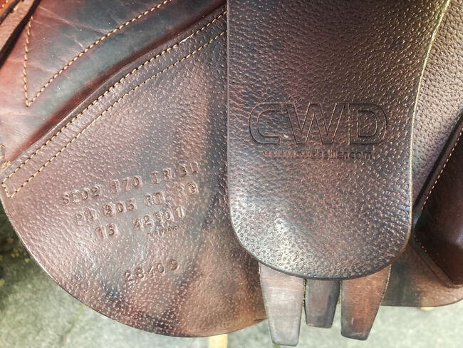 CWD Springsattel - CWD SE02 170 TR 3D - 17 Zoll, CWD CWD SE02 170 TR 3D, Janina Röhrig, Jumping Saddle, Braunfels, Image 11
