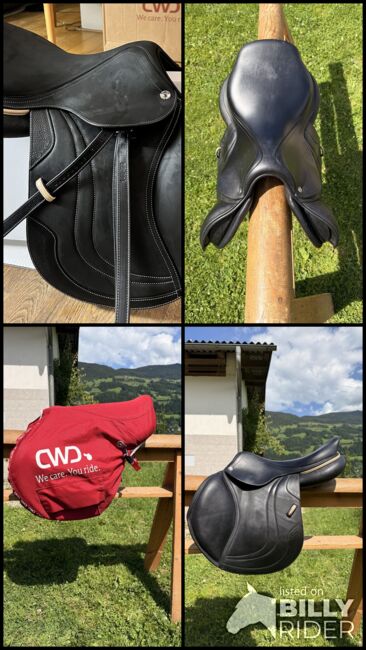 CWD Optim Springsattel – 17,5" – Büffelleder – Top Zustand, CWD Optim, Marie-Therese Grießenböck, Jumping Saddle, Jenbach, Image 6