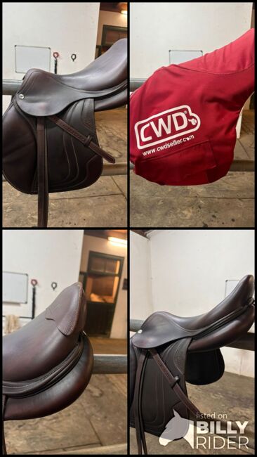 CWD Springsattel 17,5“, CWD SE 20, Diana, Jumping Saddle, Weil, Image 6