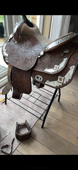 Dale Chavez show saddle, Dale Chavez, Faye, Western Saddle, Kortenhoef, Image 2