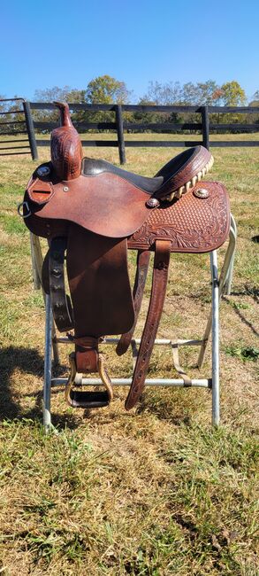 Dale Martin 15 barrel saddle, Martin, Riley Smitley, Western Saddle, Cynthiana, Image 2
