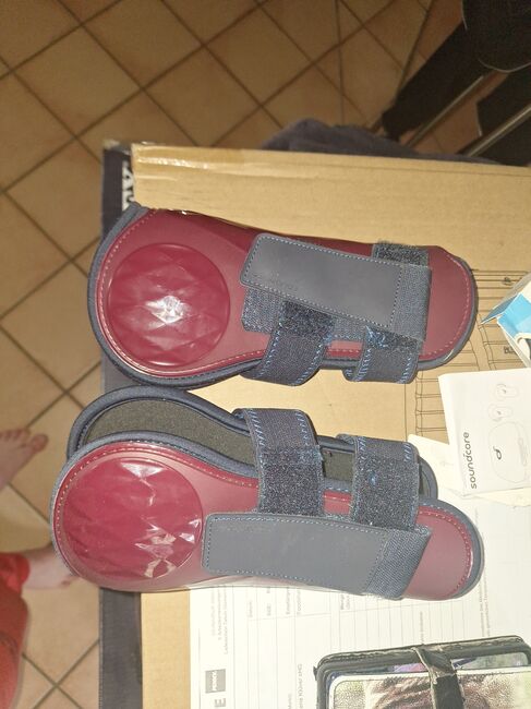 Gamaschen Bordeux Rot, Fouganza, Tero Brandt, Tendon Boots, Ratekau