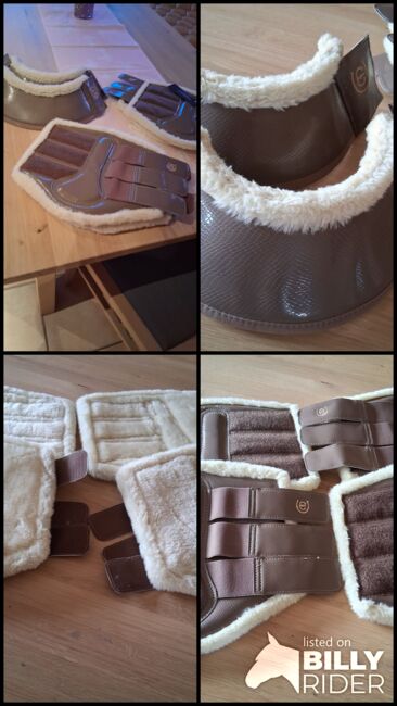 Gamaschen mit Sprungglocken, Equestrian Stockholm  Gamaschen für vorne und hinten neu, Waltner Iris, Tendon Boots, Fischbachau, Image 6