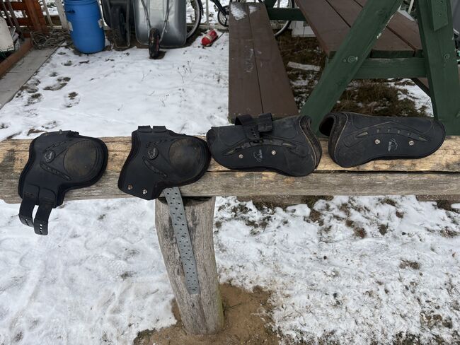 Gamaschen und Streichkappen/schwarz/Felix Bühler/Full/Rarität, Felix Bühler, bonny, Tendon Boots, Greifswald