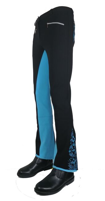 Damen Jodhpurreithose "Bohemian" in Black/blue, auch andere Farbkombis, Crazy rider  Damen Jodhpurreithose "Bohemian" in Black/blue, CrazyRider  (CrazyRider ), Breeches & Jodhpurs, Bayern - Triftern, Image 2